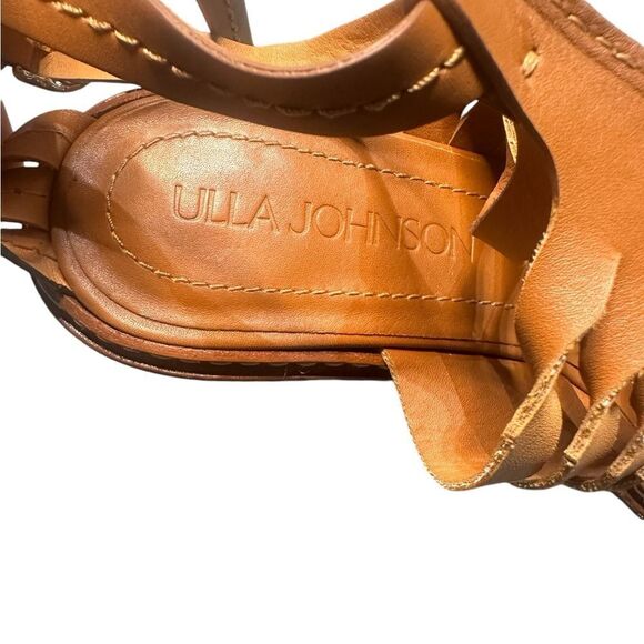 ULLA JOHNSON Meerkat Madeira Twisted Contrast High Heel Sandals EU 38 / US 8 - Picture 12 of 14